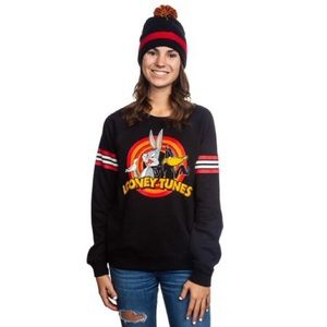 NWOT Looney Tunes Sweatshirt & Matching Beanie